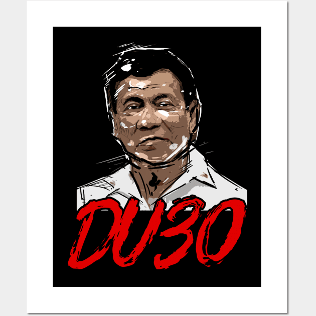 President DU30 Wall Art by edbertguinto